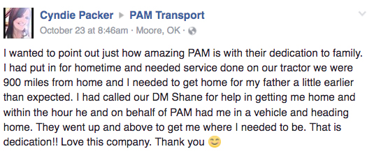 PAM Transport Review